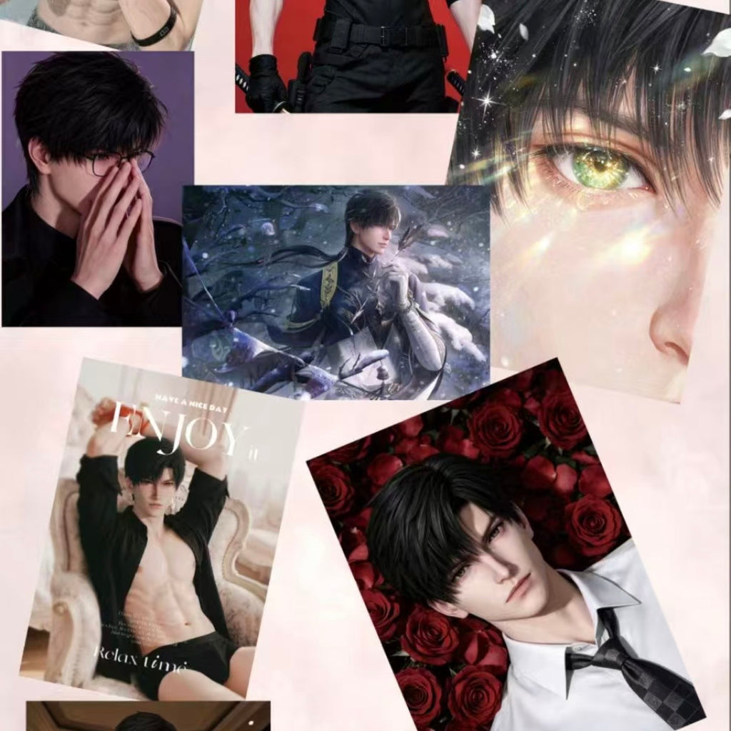 [ENXI] Love and Deep Space LAD Amine Paper Card CCG Collection Trading Series Paper whole box 1SET 200bags 1bag 1pc Cards Ornament Gift Collection Sylus, Zayne, Rafayel, Xavier, Calee