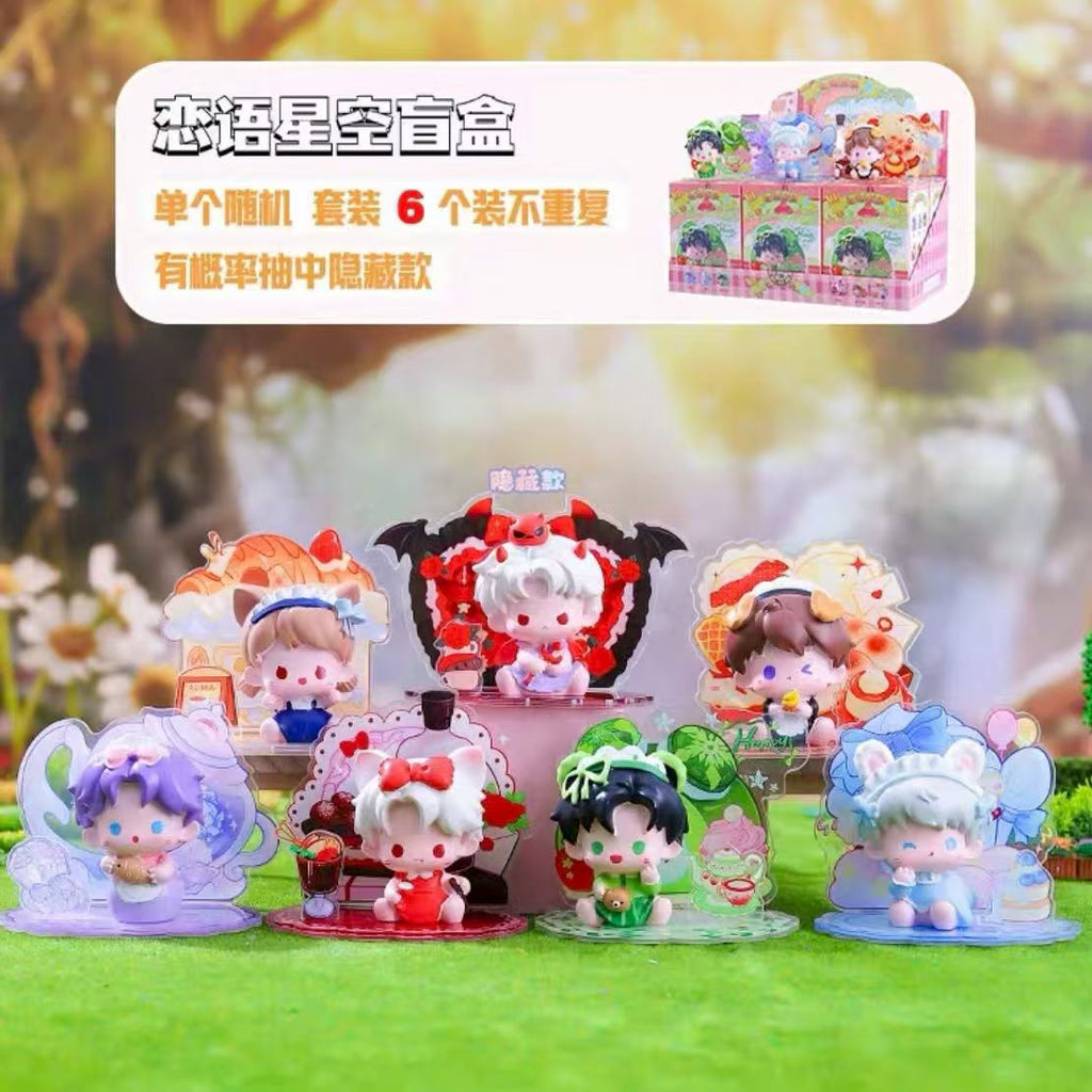 [LAD BLINDBOX] LAD Love and Deep Space Amine Doll Series Blindbox Blind Box whole box 6pcs 1box 1 Doll Ornament Gift Collection Sylus, Zayane, Rafayel, Xavier, Caleb