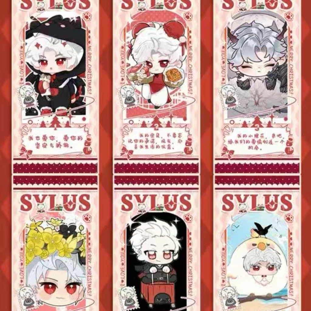 [MENGQIU] Love and Deep Space LAD Amine Chibi Ticket Bookmark Paper Card Series Paper whole box 1SET 120boxes 1bag 1pc Cards Ornament Gift For Collection Sylus, Zayane, Rafayel, Xavier, Caleb