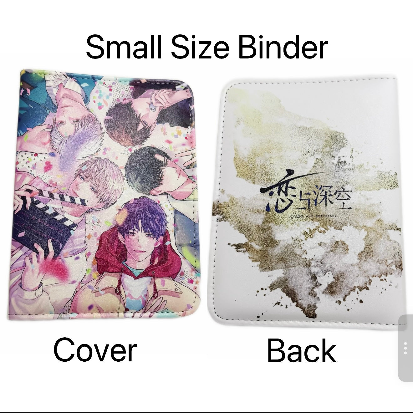 [Binder] Love and Deep Space LAD Amine Leather Binder for Cards Ornament Gift Collection Sylus, Zayane, Rafayel, Xavier, Caleb