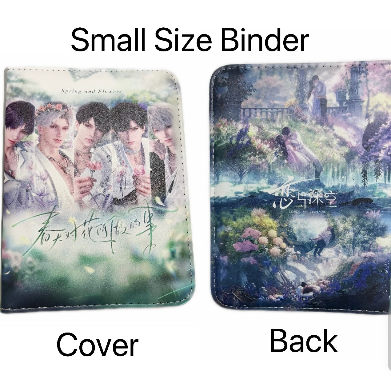 [Binder] Love and Deep Space LAD Amine Leather Binder for Cards Ornament Gift Collection Sylus, Zayane, Rafayel, Xavier, Caleb