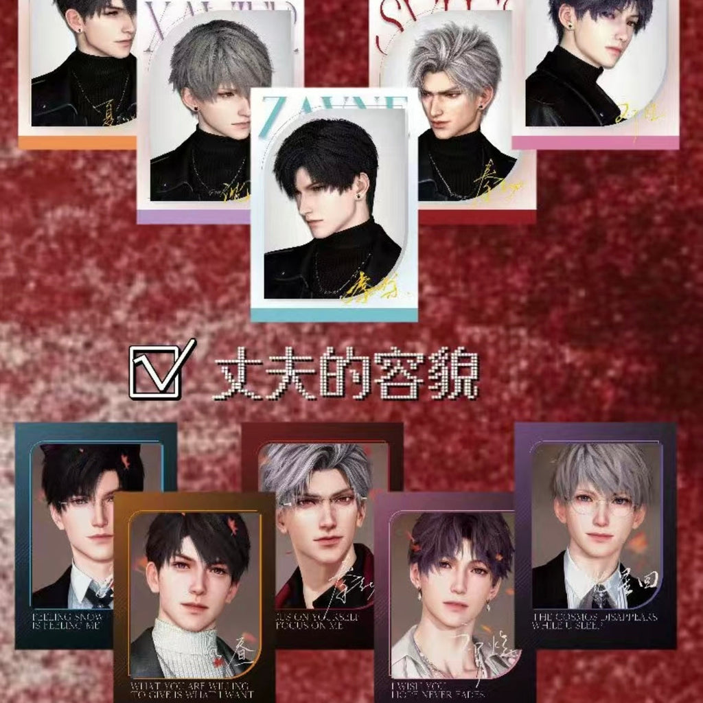 [YUEZE] Love and Deep Space LAD Amine Paper Card CCG Collection Trading Series Paper whole box 1SET240bags 1bag 1pc 88*126mm Anime Cards Ornament Gift Collection Sylus, Zayane, Rafayel, Xavier, Caleb