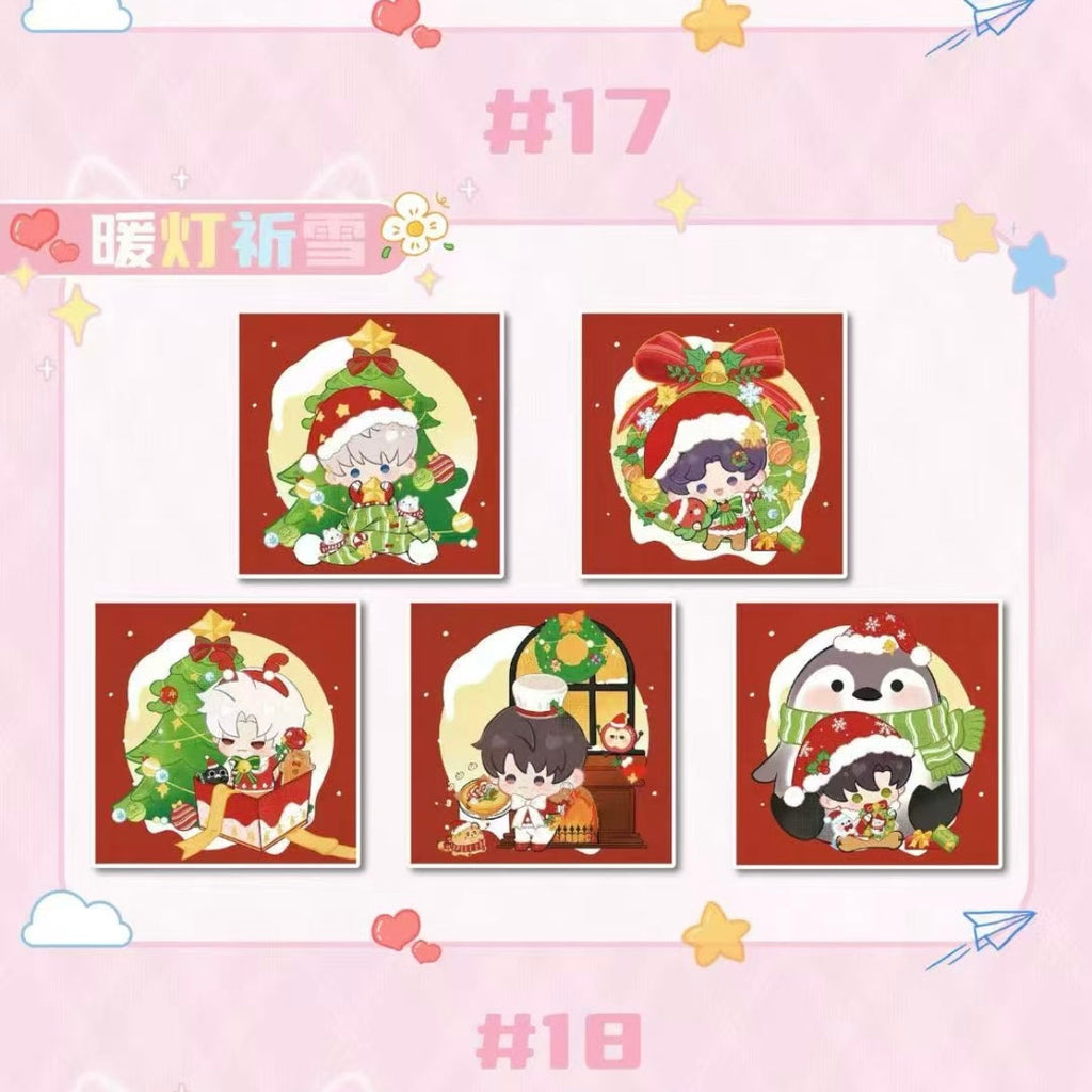 [JIUGUANG] Love and Deep Space LAD Amine Fragrance Paper CHIBI Card CCG Trading Series Paper whole box 1SET 200bags 1bag 1pc Cards Ornament Gift Collection Sylus, Zayane, Rafayel, Xavier, Caleb