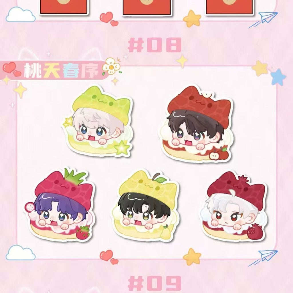 [JIUGUANG] Love and Deep Space LAD Amine Fragrance Paper CHIBI Card CCG Trading Series Paper whole box 1SET 200bags 1bag 1pc Cards Ornament Gift Collection Sylus, Zayane, Rafayel, Xavier, Caleb