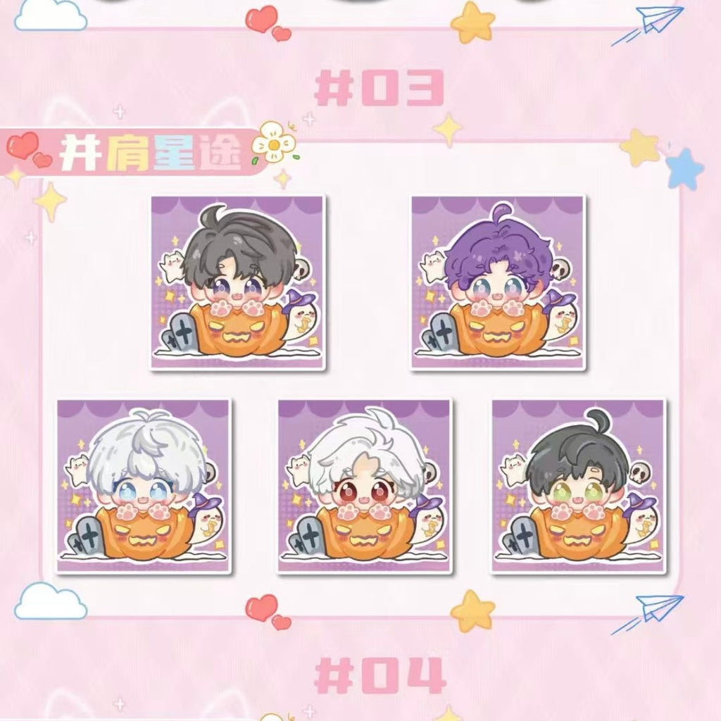 [JIUGUANG] Love and Deep Space LAD Amine Fragrance Paper CHIBI Card CCG Trading Series Paper whole box 1SET 200bags 1bag 1pc Cards Ornament Gift Collection Sylus, Zayane, Rafayel, Xavier, Caleb