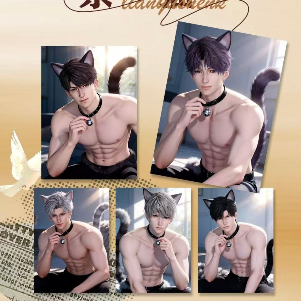 [QIDIAN] Love and Deep Space LAD Amine Paper Card CCG Collection Trading Series Acrylic Paper whole box 1SET 120bags 1bag 1pc Cards Ornament Gift Collection Sylus, Zayne, Rafayel, Xavier, Caleb