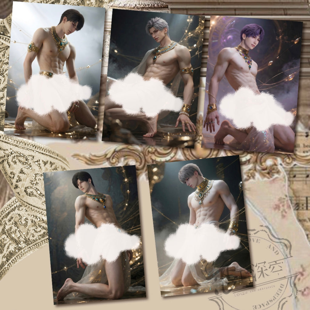[SHIGUANG] Love and Deep Space LAD Amine Paper Card CCG Collection Trading Series Paper whole box 1SET 225bags 1bag 1pc Cards Ornament Gift Collection Sylus, Zayne, Rafayel, Xavier, Cale