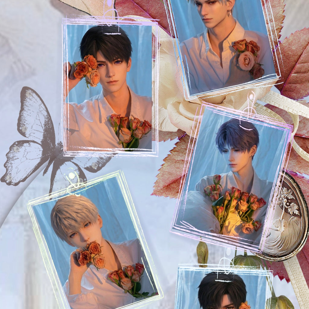 [SHIGUANG] Love and Deep Space LAD Amine Paper Card CCG Collection Trading Series Paper whole box 1SET 225bags 1bag 1pc Cards Ornament Gift Collection Sylus, Zayne, Rafayel, Xavier, Cale