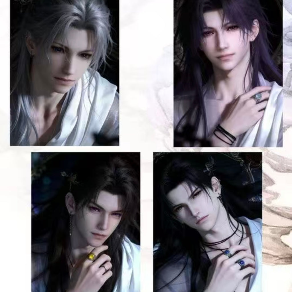 [XINGQUAN V5] Love and Deep Space LAD Amine Paper Card CCG Collection Trading Series Paper whole box 1SET 150bags 1bag 1pc Cards Ornament Gift Collection Sylus, Zayne, Rafayel, Xavier, Caleb
