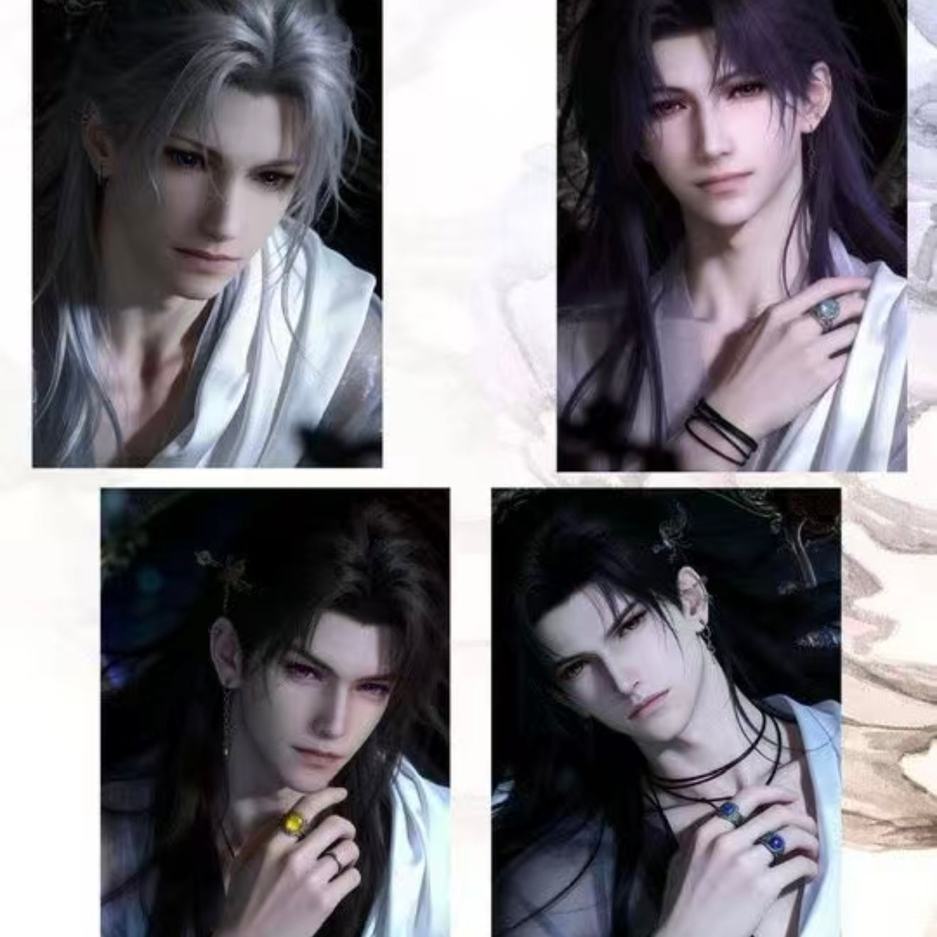 [XINGQUAN V5] Love and Deep Space LAD Amine Paper Card CCG Collection Trading Series Paper whole box 1SET 150bags 1bag 1pc Cards Ornament Gift Collection Sylus, Zayne, Rafayel, Xavier, Caleb