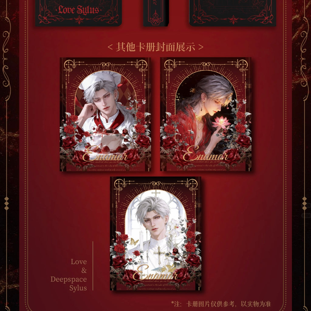 [ZHUOMU Sylus Birthday SOLO] Love and Deep Space LAD Amine Paper Card CCG Collection Trading Series Paper whole box 1SET 200bags 1bag 2pcs Cards Ornament Gift Collection Sylus, Zayne, Rafayel, Xavier, Caleb