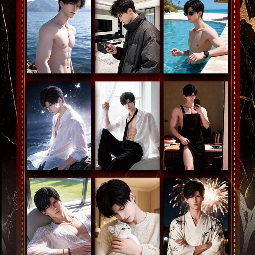 [XUNWU] Love and Deep Space LAD Amine Paper Card CCG Collection Trading Series Paper whole box 1SET 200bags 1bag 1pc Cards Ornament Gift Collection Sylus, Zayne, Rafayel, Xavier, Caleb