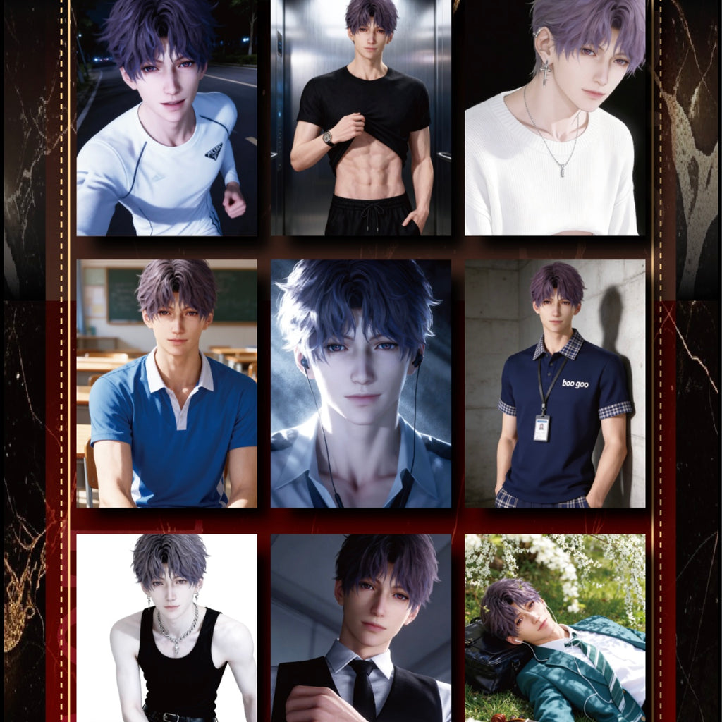 [XUNWU] Love and Deep Space LAD Amine Paper Card CCG Collection Trading Series Paper whole box 1SET 200bags 1bag 1pc Cards Ornament Gift Collection Sylus, Zayne, Rafayel, Xavier, Caleb