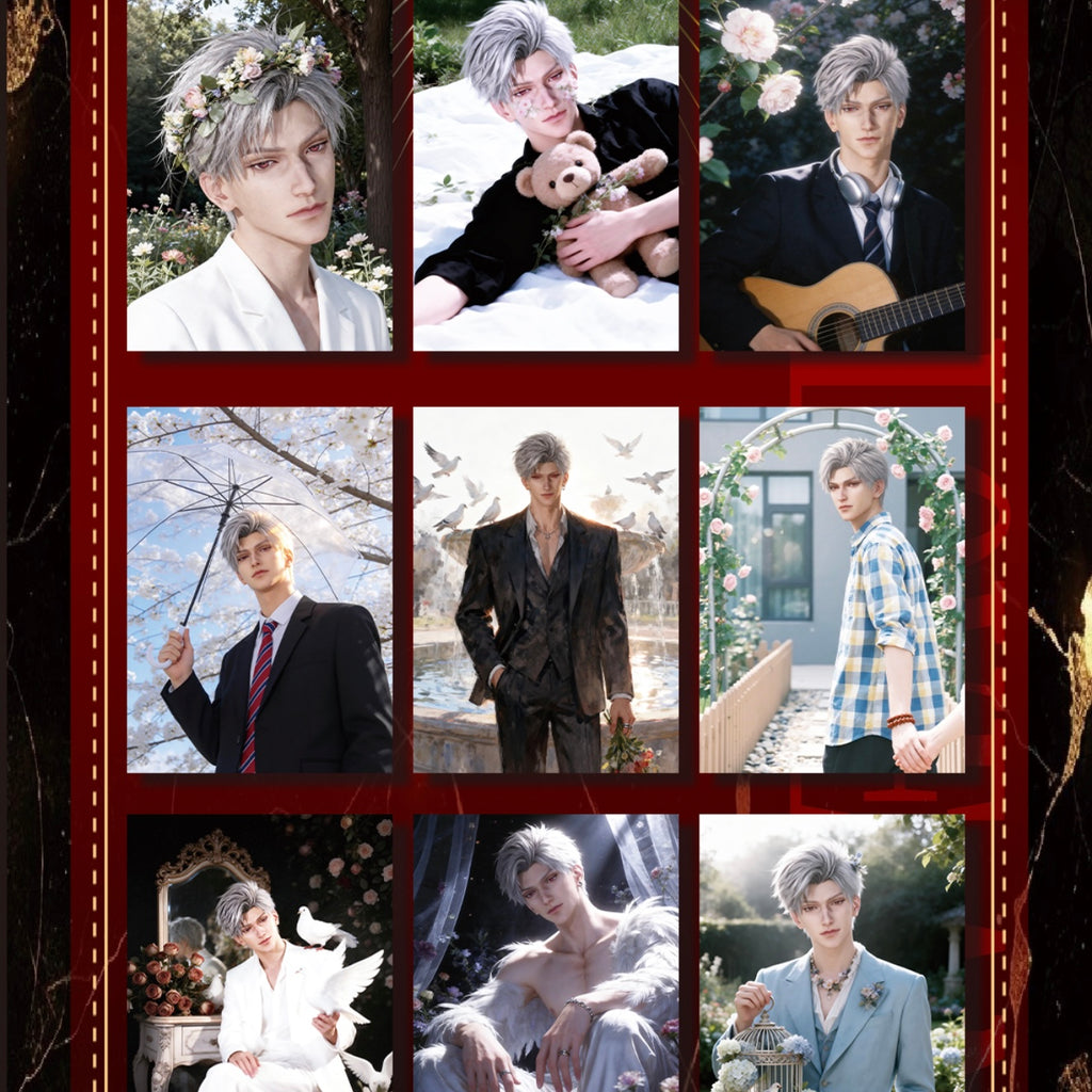 [XUNWU] Love and Deep Space LAD Amine Paper Card CCG Collection Trading Series Paper whole box 1SET 200bags 1bag 1pc Cards Ornament Gift Collection Sylus, Zayne, Rafayel, Xavier, Caleb