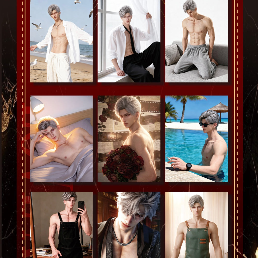 [XUNWU] Love and Deep Space LAD Amine Paper Card CCG Collection Trading Series Paper whole box 1SET 200bags 1bag 1pc Cards Ornament Gift Collection Sylus, Zayne, Rafayel, Xavier, Caleb