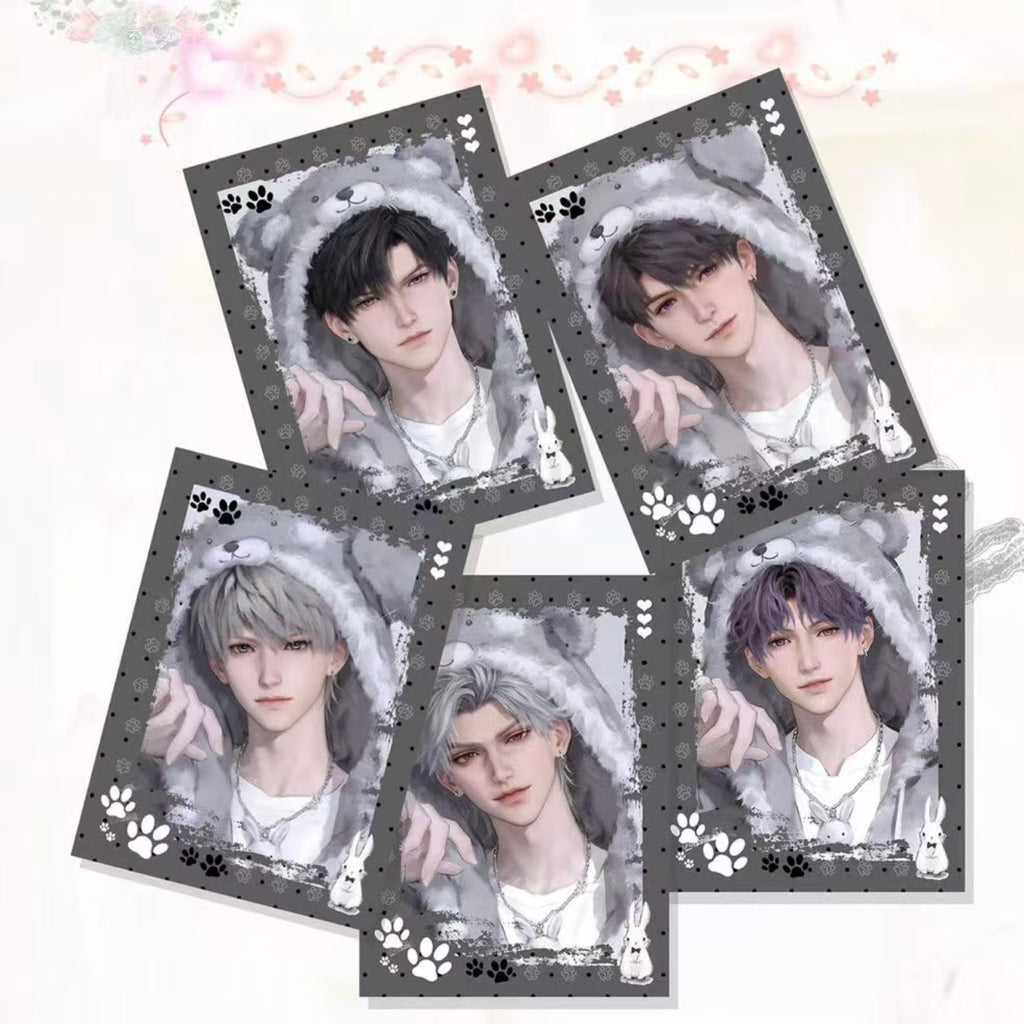 [ZHUYU] Love and Deep Space LAD Amine Paper Card CCG Collection Trading Series Paper whole box 1SET 250bags 1bag 1pc Cards Ornament Gift Collection Sylus, Zayne, Rafayel, Xavier, Caleb