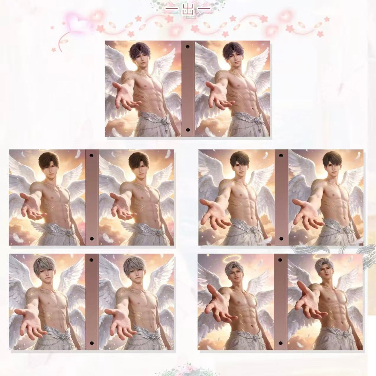 [ZHUYU] Love and Deep Space LAD Amine Paper Card CCG Collection Trading Series Paper whole box 1SET 250bags 1bag 1pc Cards Ornament Gift Collection Sylus, Zayne, Rafayel, Xavier, Caleb