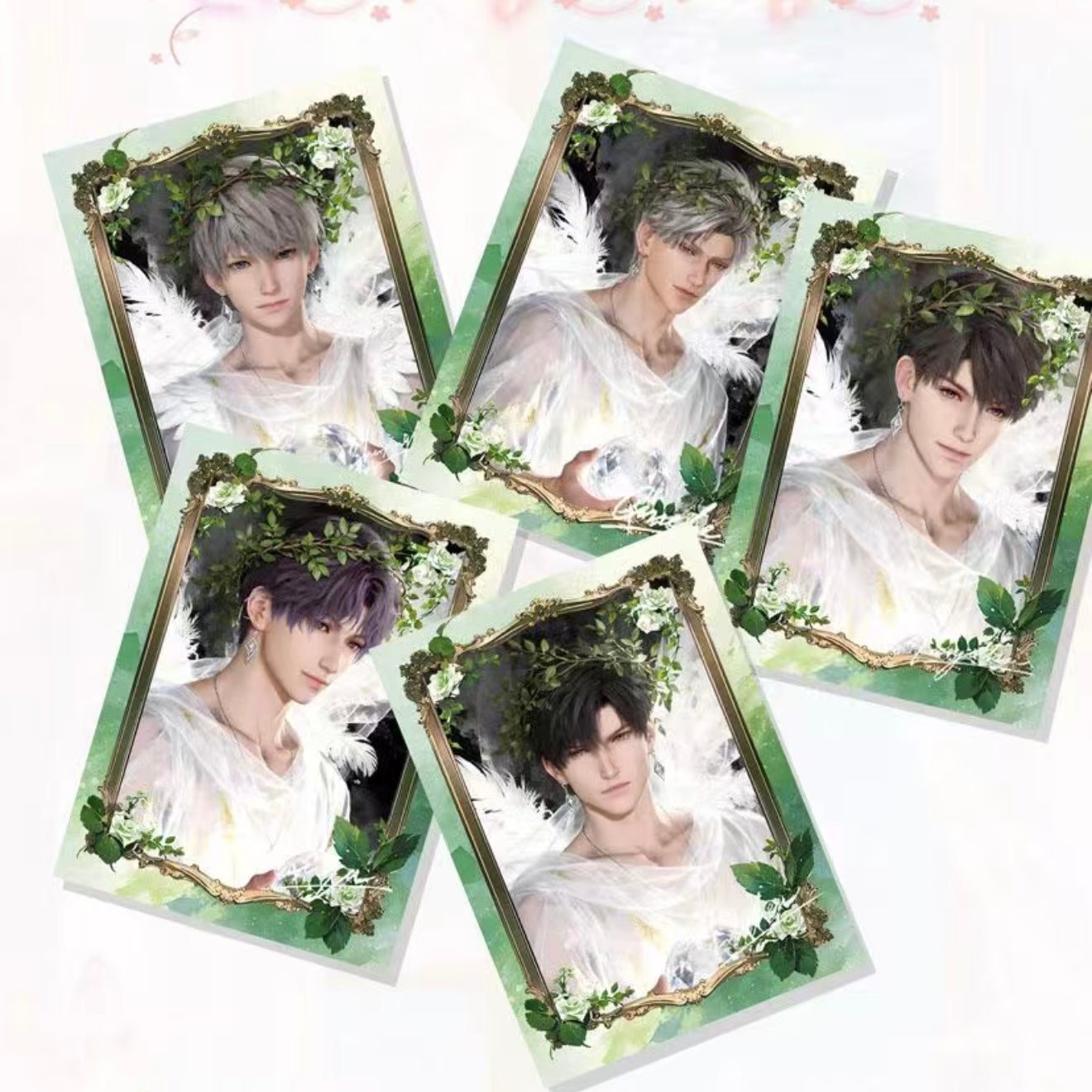 [ZHUYU] Love and Deep Space LAD Amine Paper Card CCG Collection Trading Series Paper whole box 1SET 250bags 1bag 1pc Cards Ornament Gift Collection Sylus, Zayne, Rafayel, Xavier, Caleb