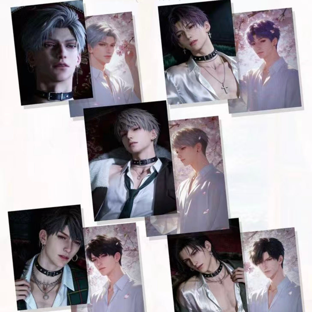 [ZHUYU] Love and Deep Space LAD Amine Paper Card CCG Collection Trading Series Paper whole box 1SET 250bags 1bag 1pc Cards Ornament Gift Collection Sylus, Zayne, Rafayel, Xavier, Caleb