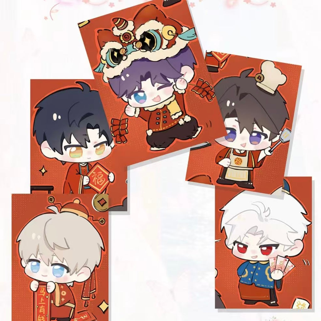 [ZHUYU] Love and Deep Space LAD Amine Paper Card CCG Collection Trading Series Paper whole box 1SET 250bags 1bag 1pc Cards Ornament Gift Collection Sylus, Zayne, Rafayel, Xavier, Caleb