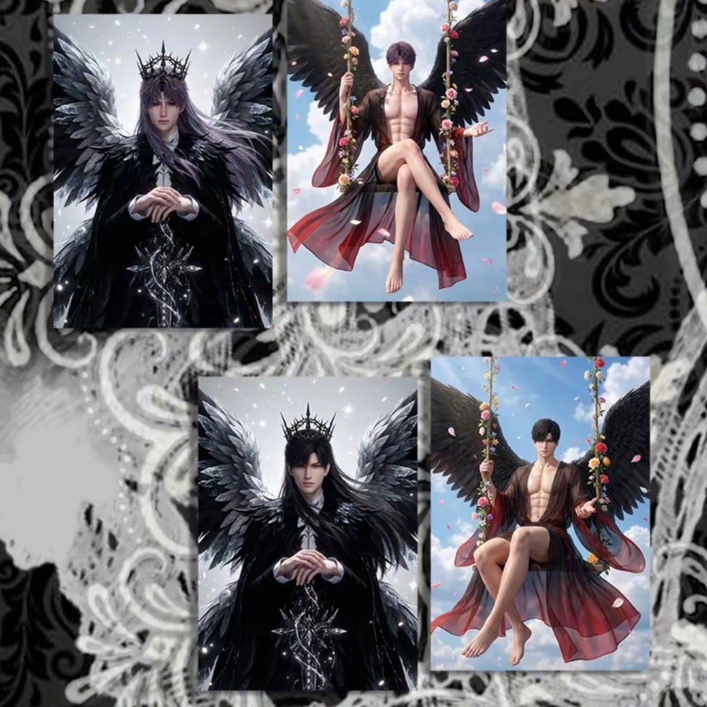 [YUNXIN V2] Love and Deep Space LAD Amine Small Paper Card CCG Collection Trading Series Paper whole box 1SET 221bags 1bag 1pc Cards Ornament Gift Collection Sylus, Zayne, Rafayel, Xavier, Caleb
