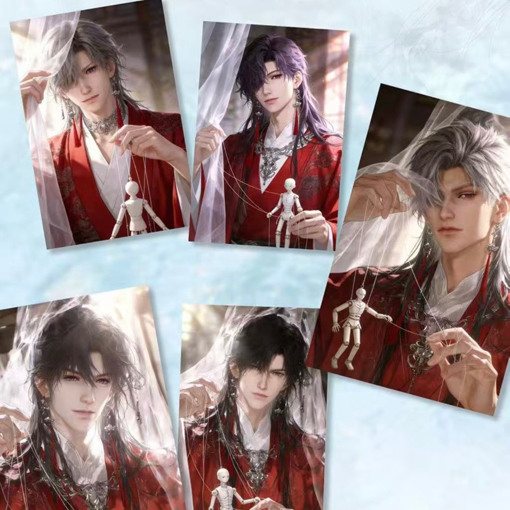 [XINDONG] Love and Deep Space LAD Amine Paper Card CCG Collection Trading Series Paper whole box 1SET 220bags 1bag 1pc Cards Ornament Gift Collection Sylus, Zayne, Rafayel, Xavier, Caleb