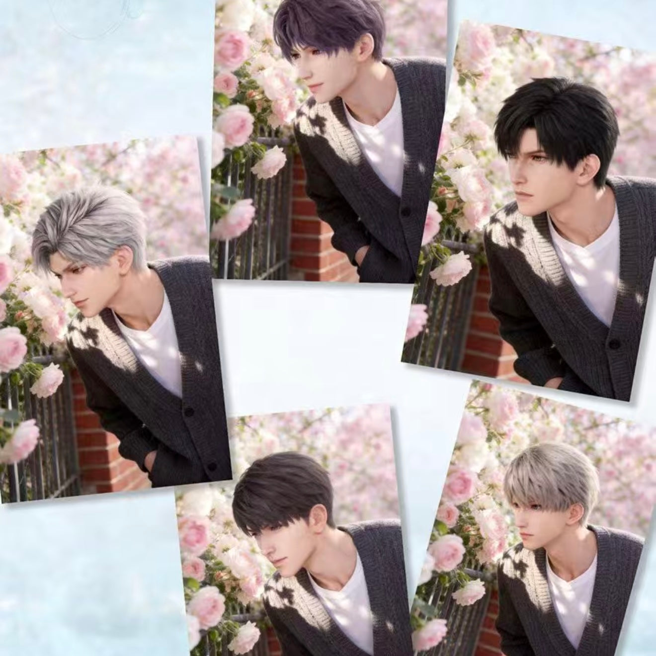 [XINDONG] Love and Deep Space LAD Amine Paper Card CCG Collection Trading Series Paper whole box 1SET 220bags 1bag 1pc Cards Ornament Gift Collection Sylus, Zayne, Rafayel, Xavier, Caleb