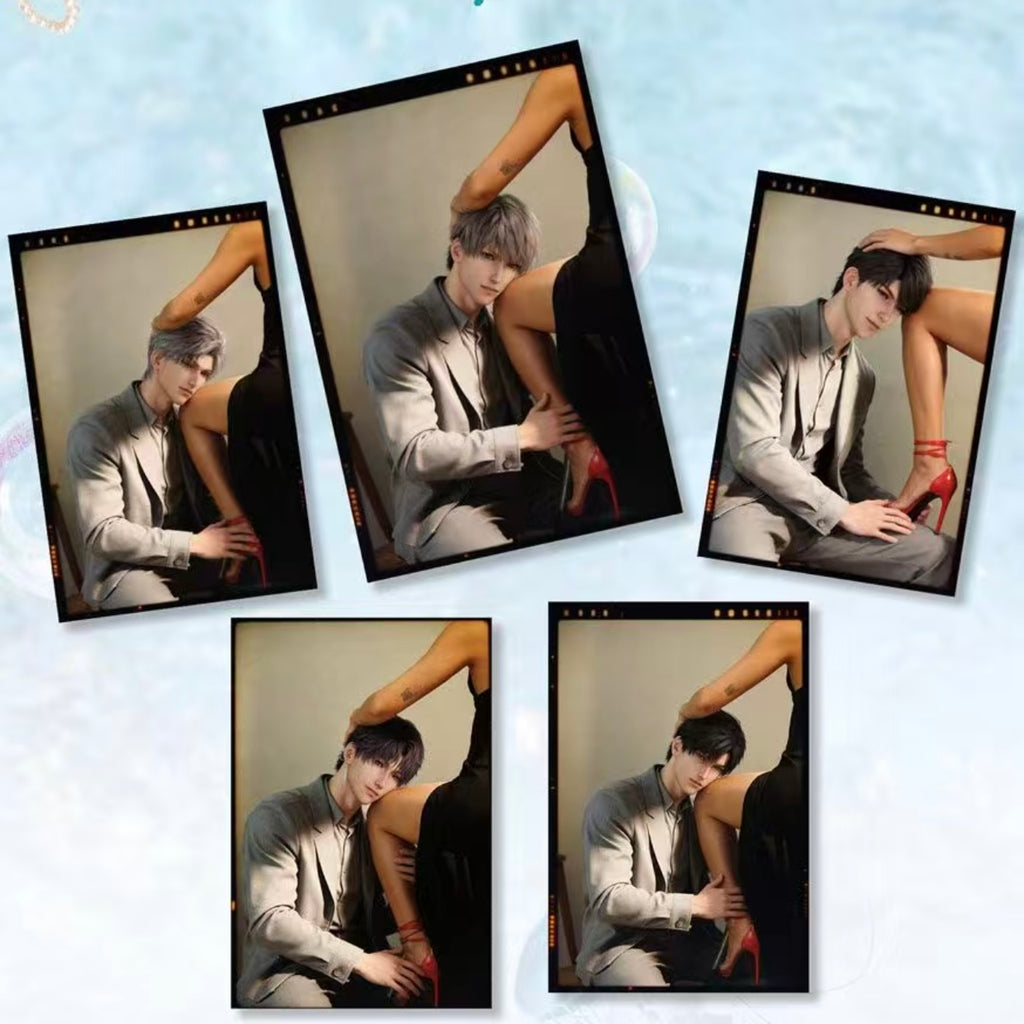 [XINDONG] Love and Deep Space LAD Amine Paper Card CCG Collection Trading Series Paper whole box 1SET 220bags 1bag 1pc Cards Ornament Gift Collection Sylus, Zayne, Rafayel, Xavier, Caleb