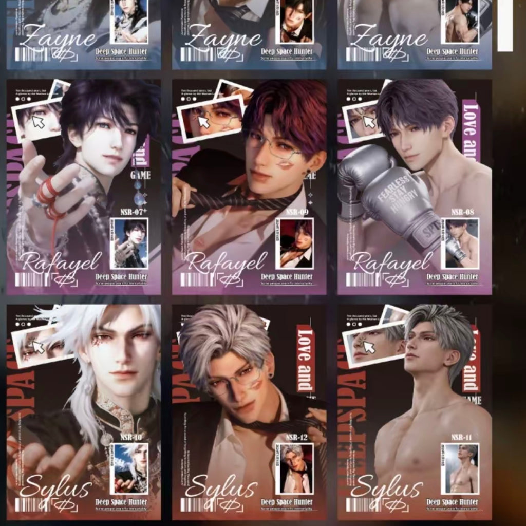 [CHULIAN2.0] Love and Deep Space LAD Amine Paper Card 22SETS A CASE CCG Collection Trading Series Paper whole box 1SET 11bags 1bag 1pc Cards Ornament Gift Collection Sylus, Zayne, Rafayel, Xavier, Caleb