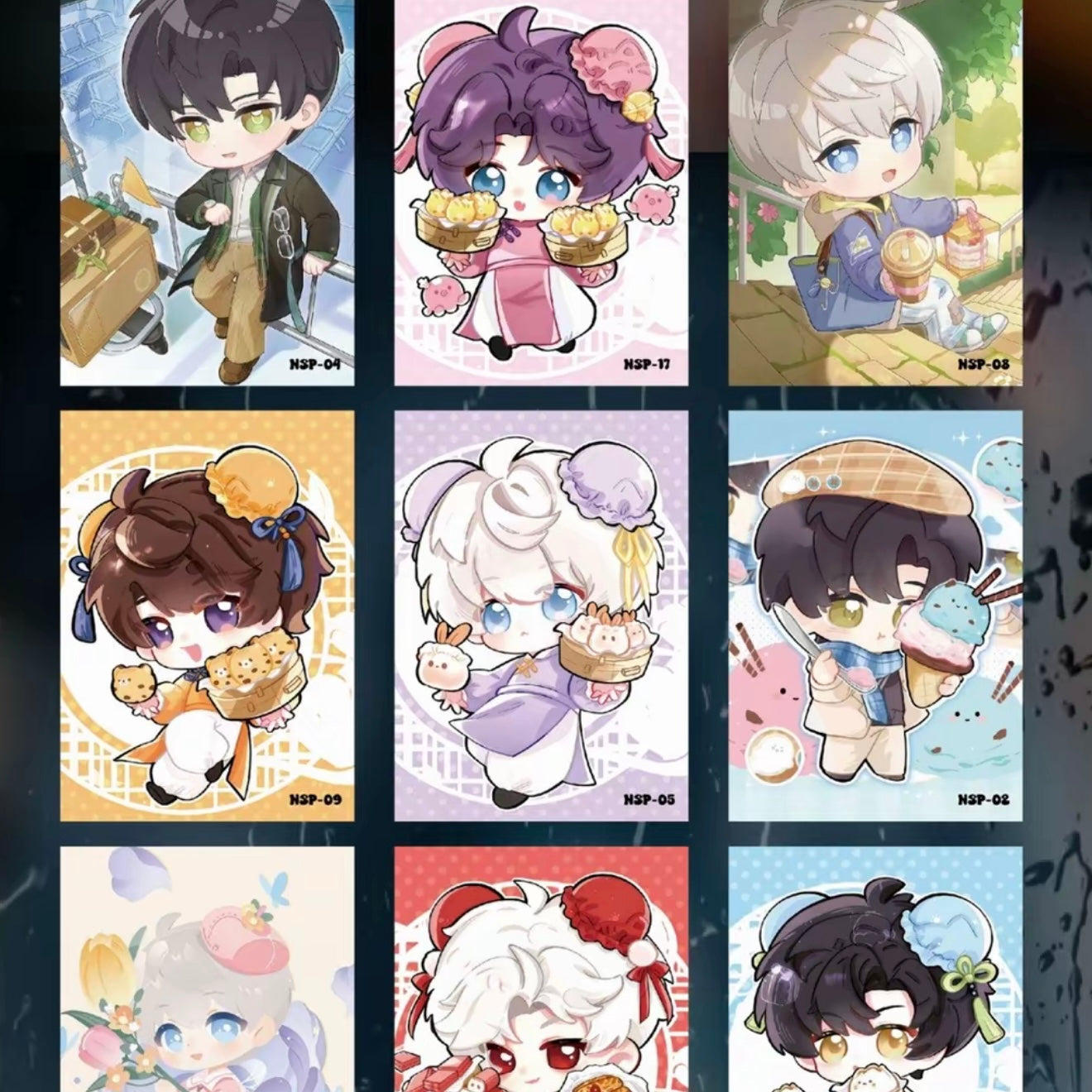 [CHULIAN2.0] Love and Deep Space LAD Amine Paper Card 22SETS A CASE CCG Collection Trading Series Paper whole box 1SET 11bags 1bag 1pc Cards Ornament Gift Collection Sylus, Zayne, Rafayel, Xavier, Caleb