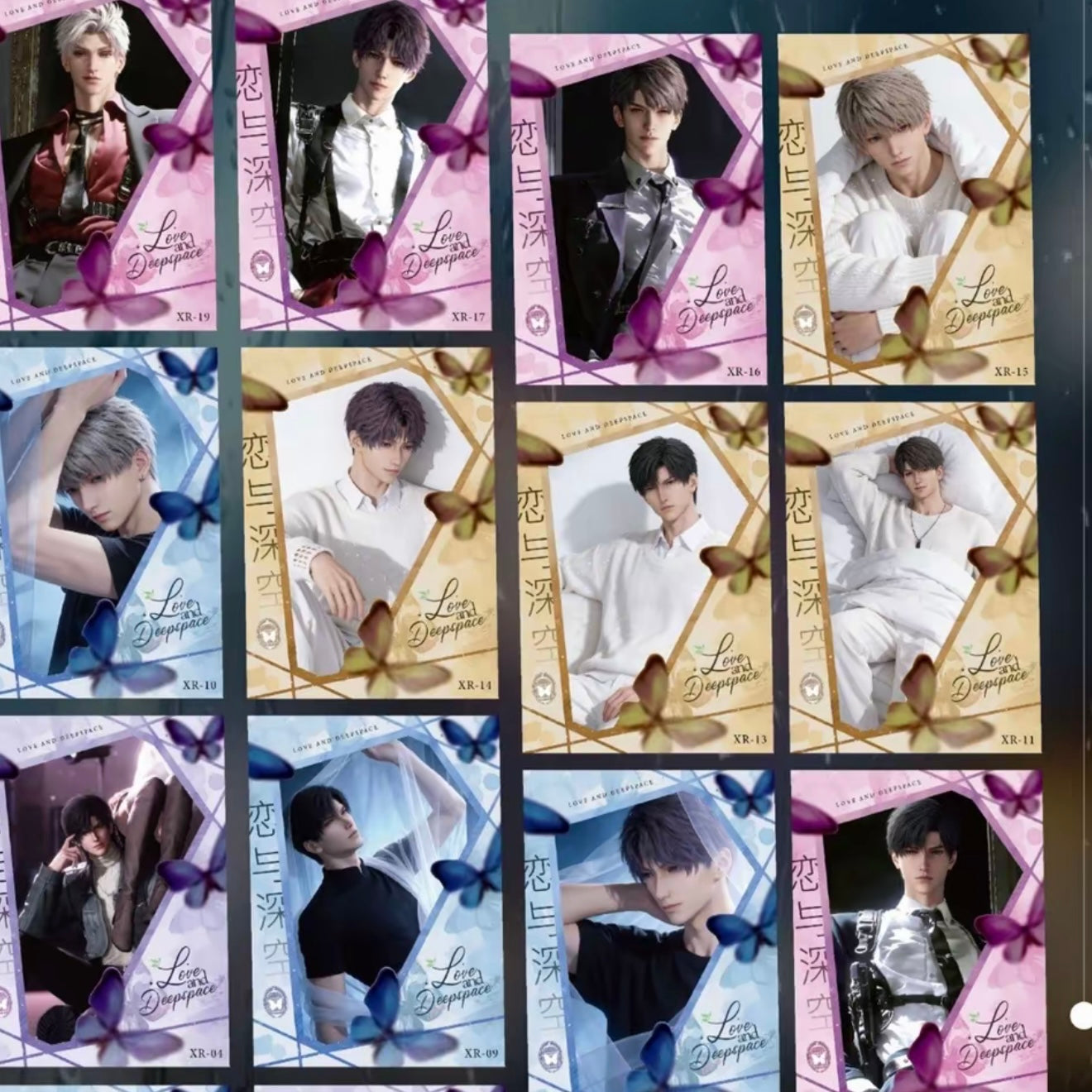 [CHULIAN2.0] Love and Deep Space LAD Amine Paper Card 22SETS A CASE CCG Collection Trading Series Paper whole box 1SET 11bags 1bag 1pc Cards Ornament Gift Collection Sylus, Zayne, Rafayel, Xavier, Caleb