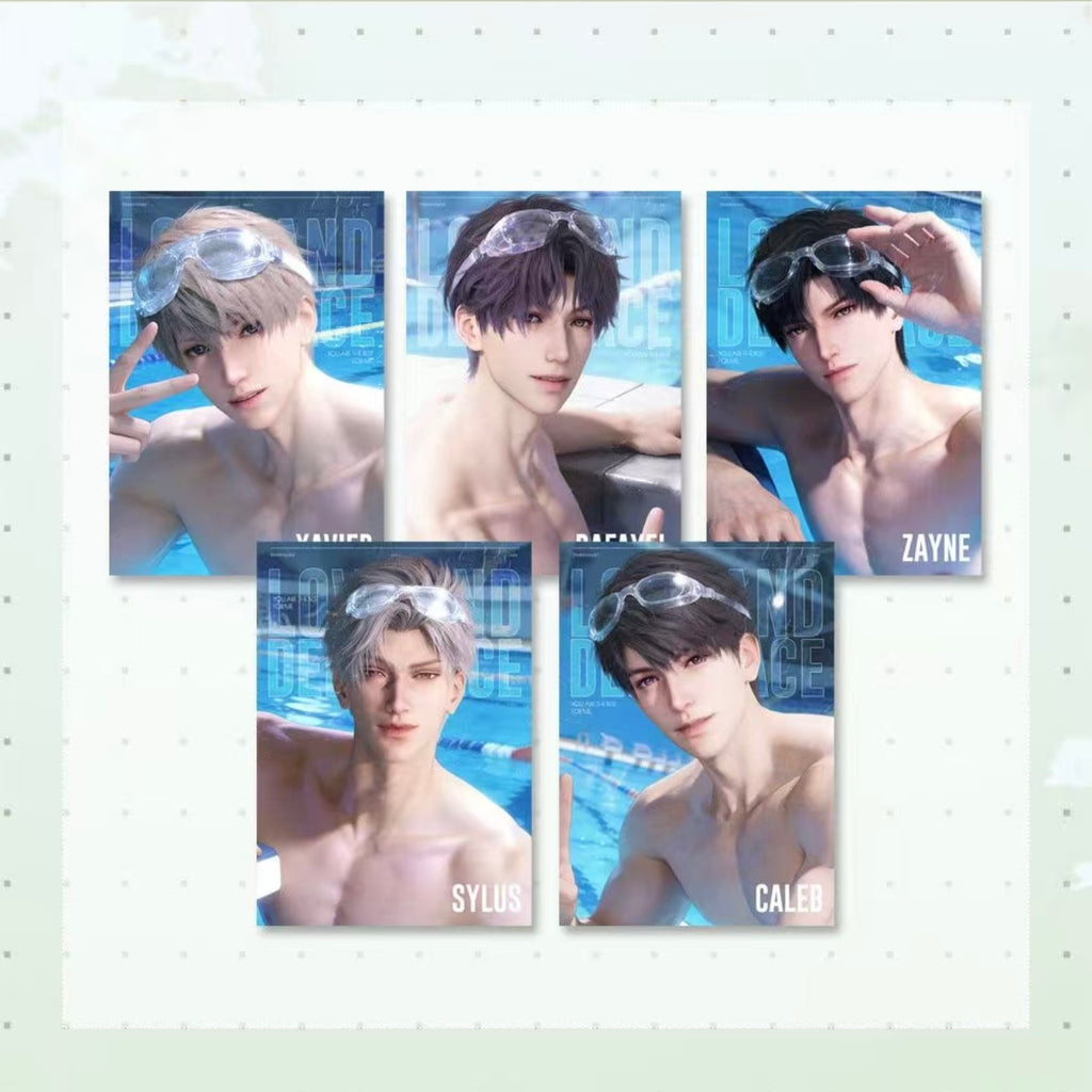 [LIUGUANG] Love and Deep Space LAD Amine Paper Card CCG Collection Trading Series Paper whole box 1SET 200bags 1bag 1pc Cards Ornament Gift Collection Sylus, Zayne, Rafayel, Xavier, Caleb
