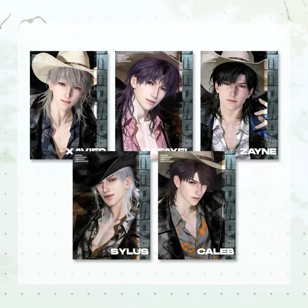 [LIUGUANG] Love and Deep Space LAD Amine Paper Card CCG Collection Trading Series Paper whole box 1SET 200bags 1bag 1pc Cards Ornament Gift Collection Sylus, Zayne, Rafayel, Xavier, Caleb