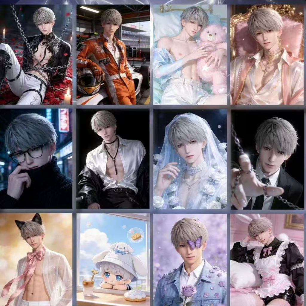 [SHENQING] Love and Deep Space LAD Amine Paper Card CCG Collection Trading Series Paper whole box 1SET 160bags 1bag 1pc Cards Ornament Gift Collection Sylus, Zayne, Rafayel, Xavier, Caleb