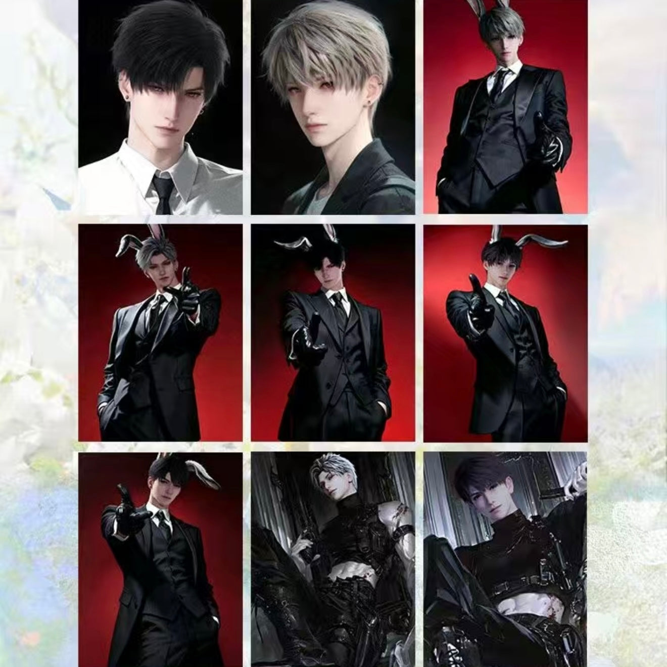 [YUEDAO V3] Love and Deep Space LAD Amine Paper Card CCG Collection Trading Series Paper whole box 1SET 450bags 1bag 1pc Cards Ornament Gift Collection Sylus, Zayne, Rafayel, Xavier, Caleb