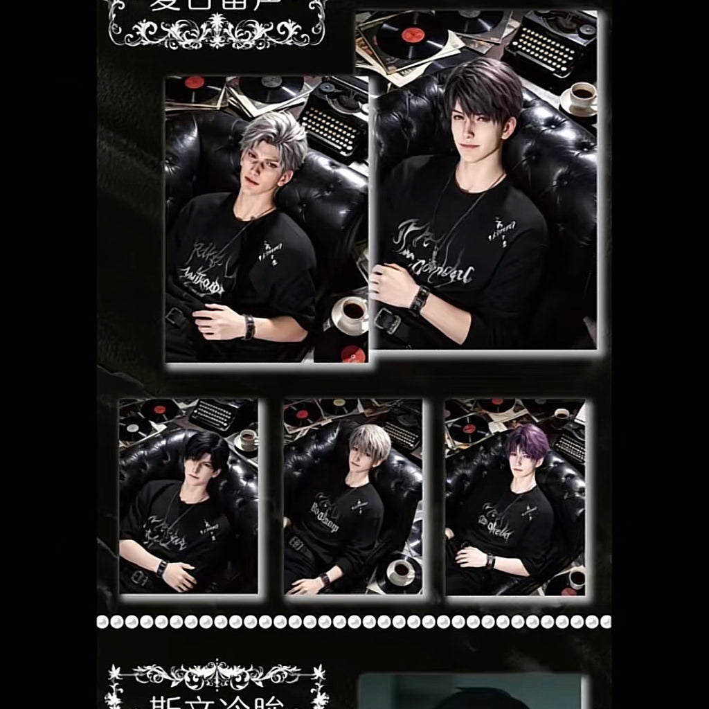 [MOYUAN] Love and Deep Space LAD Amine Paper Card CCG Collection Trading Series Paper whole box 1SET 225bags 1bag 1pc Cards Ornament Gift Collection Sylus, Zayne, Rafayel, Xavier, Caleb