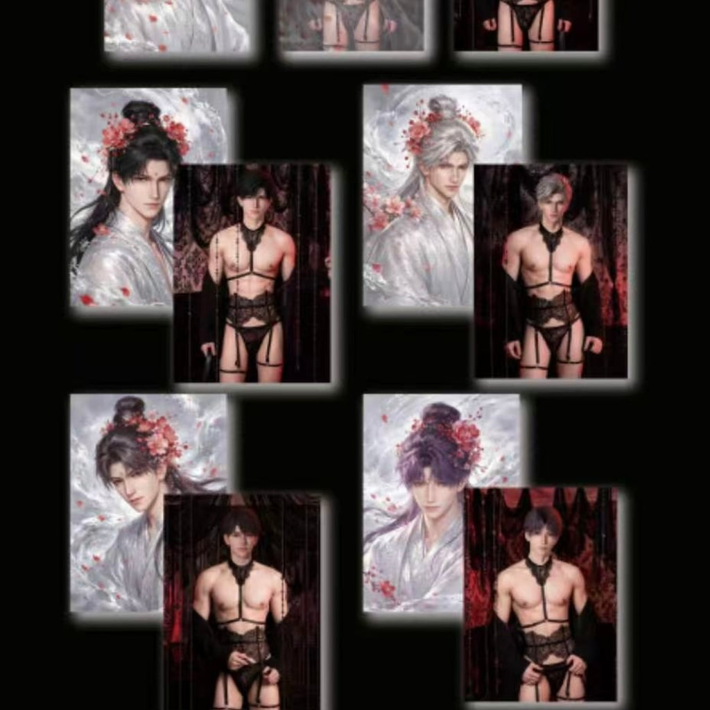 [MOYUAN] Love and Deep Space LAD Amine Paper Card CCG Collection Trading Series Paper whole box 1SET 225bags 1bag 1pc Cards Ornament Gift Collection Sylus, Zayne, Rafayel, Xavier, Caleb