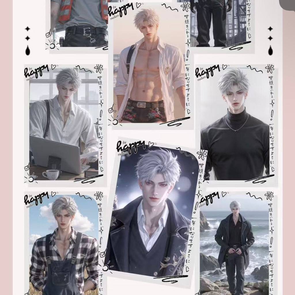 [CHIMENG] Love and Deep Space LAD Amine Paper Card CCG Collection Trading Series Paper whole box 1SET 150bags 1bag 1pc Cards Ornament Gift Collection Sylus, Zayne, Rafayel, Xavier, Caleb