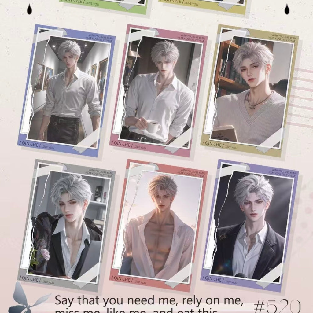 [CHIMENG] Love and Deep Space LAD Amine Paper Card CCG Collection Trading Series Paper whole box 1SET 150bags 1bag 1pc Cards Ornament Gift Collection Sylus, Zayne, Rafayel, Xavier, Caleb