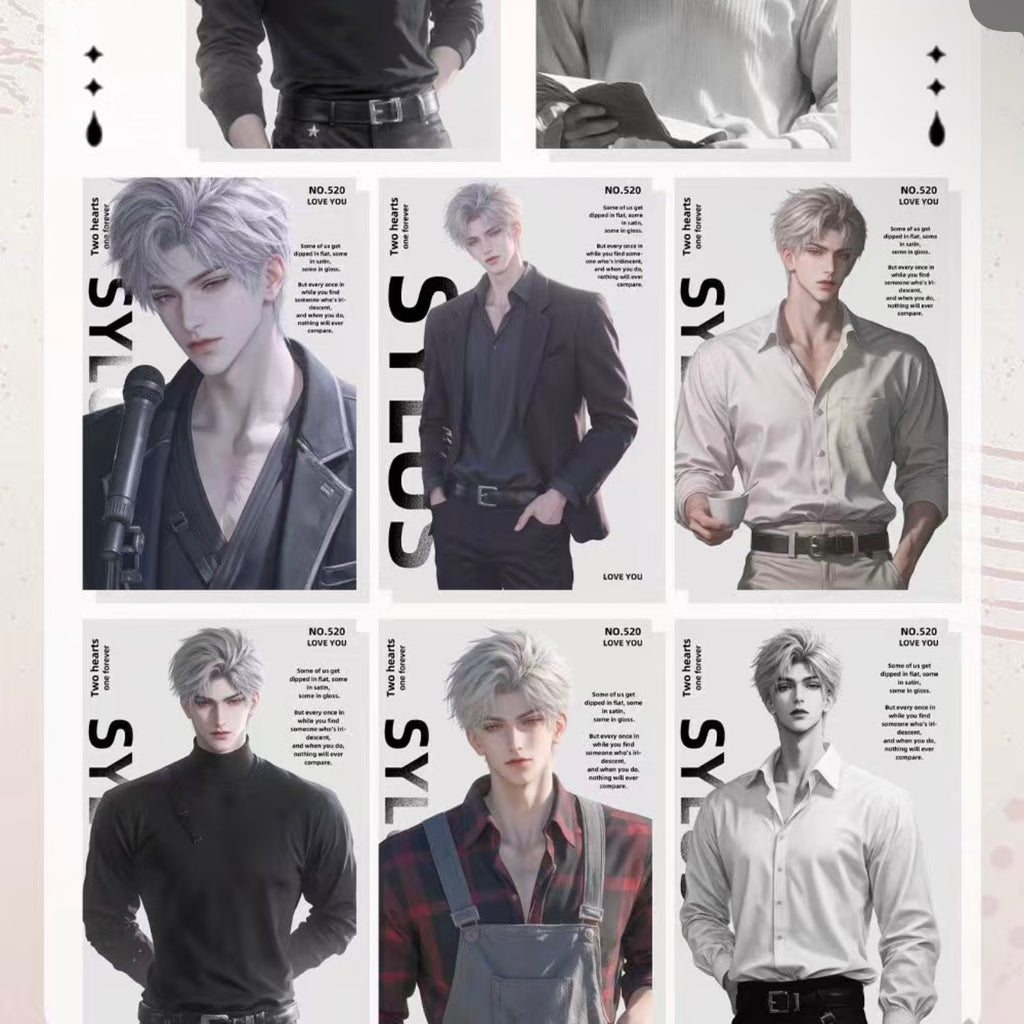 [CHIMENG] Love and Deep Space LAD Amine Paper Card CCG Collection Trading Series Paper whole box 1SET 150bags 1bag 1pc Cards Ornament Gift Collection Sylus, Zayne, Rafayel, Xavier, Caleb