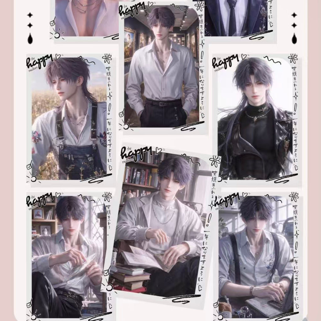[CHIMENG] Love and Deep Space LAD Amine Paper Card CCG Collection Trading Series Paper whole box 1SET 150bags 1bag 1pc Cards Ornament Gift Collection Sylus, Zayne, Rafayel, Xavier, Caleb