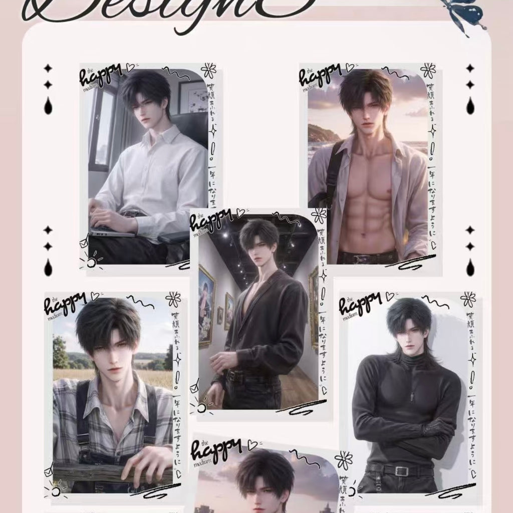 [CHIMENG] Love and Deep Space LAD Amine Paper Card CCG Collection Trading Series Paper whole box 1SET 150bags 1bag 1pc Cards Ornament Gift Collection Sylus, Zayne, Rafayel, Xavier, Caleb