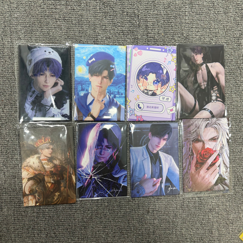 [Special Offer 9.99USD] Love and Deep Space LAD Amine Paper Card  Cards Ornament Gift Collection Sylus, Zayne, Rafayel, Xavier, Caleb