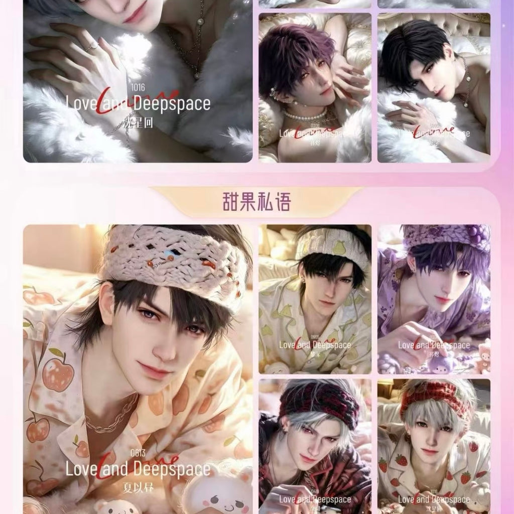 [BAOBAO] Love and Deep Space LAD Amine Paper Card CCG Collection Trading Series Wood Paper whole box 1SET 230bags 1bag 1pc Cards Ornament Gift Collection Sylus, Zayne, Rafayel, Xavier, Caleb