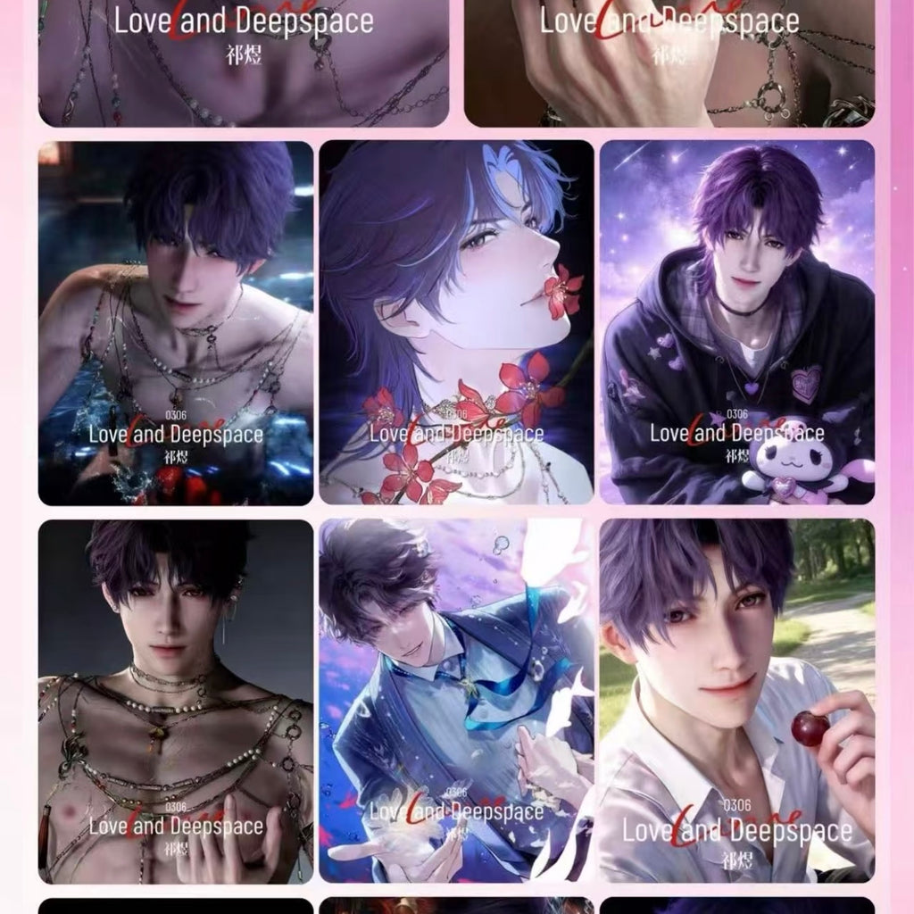 [BAOBAO] Love and Deep Space LAD Amine Paper Card CCG Collection Trading Series Wood Paper whole box 1SET 230bags 1bag 1pc Cards Ornament Gift Collection Sylus, Zayne, Rafayel, Xavier, Caleb