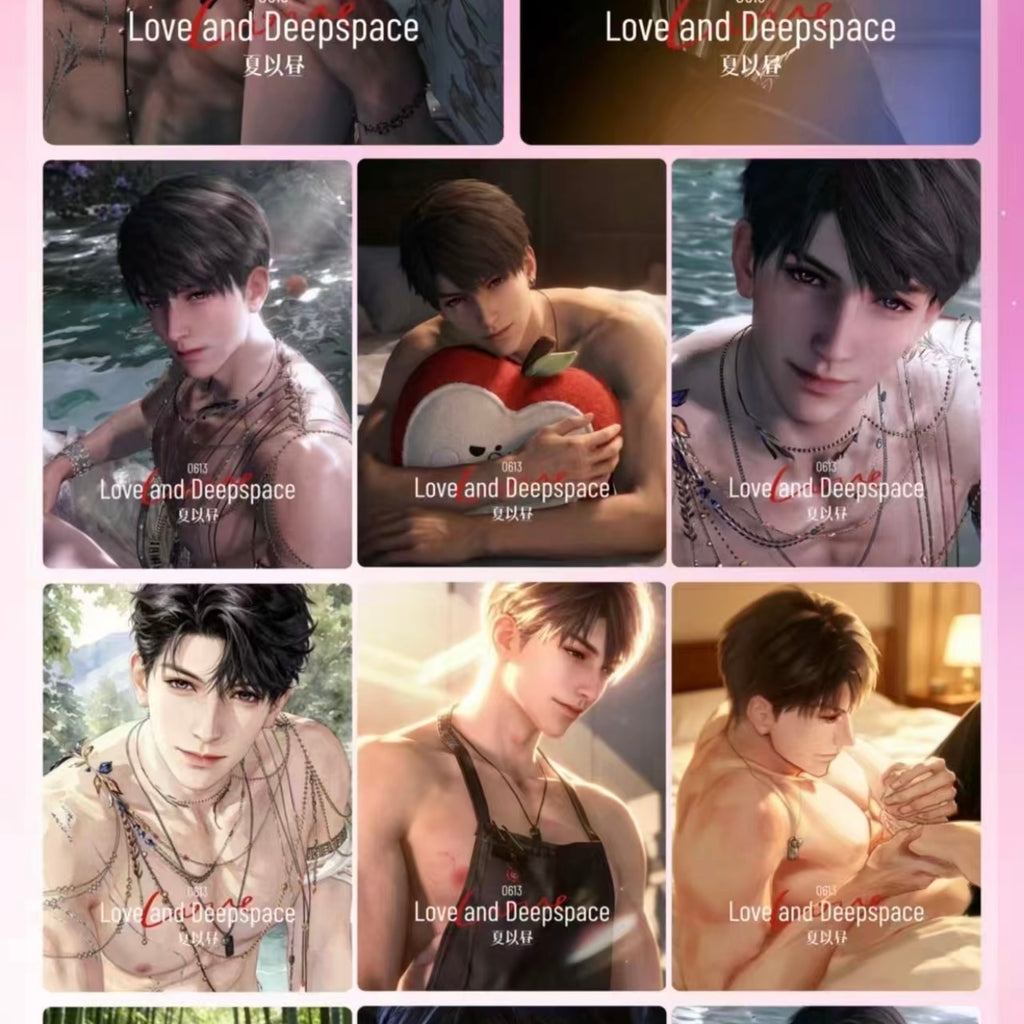 [BAOBAO] Love and Deep Space LAD Amine Paper Card CCG Collection Trading Series Wood Paper whole box 1SET 230bags 1bag 1pc Cards Ornament Gift Collection Sylus, Zayne, Rafayel, Xavier, Caleb