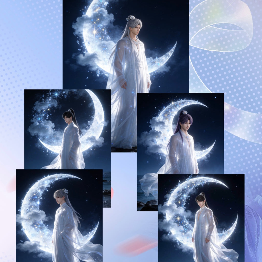 [GUANGNIAN] Love and Deep Space LAD Amine Paper Card CCG Collection Trading Series Paper whole box 1SET 220bags 1bag 1pc Cards Ornament Gift Collection Sylus, Zayne, Rafayel, Xavier, Caleb
