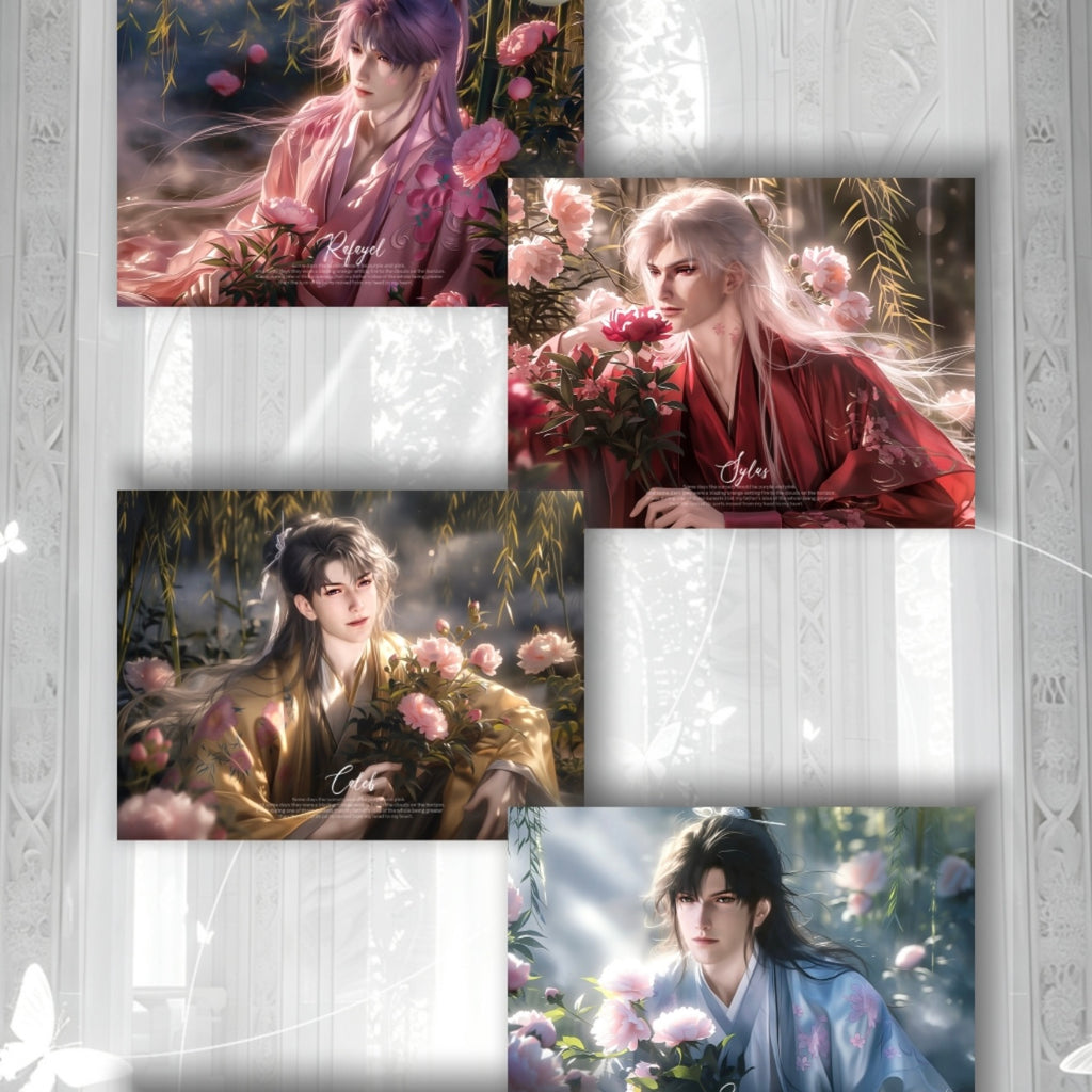 [YUESHEN] Love and Deep Space LAD Amine Paper Card CCG Collection Trading Series Paper whole box 1SET 200bags 1bag 1pc Cards Ornament Gift Collection Sylus, Zayne, Rafayel, Xavier, Caleb