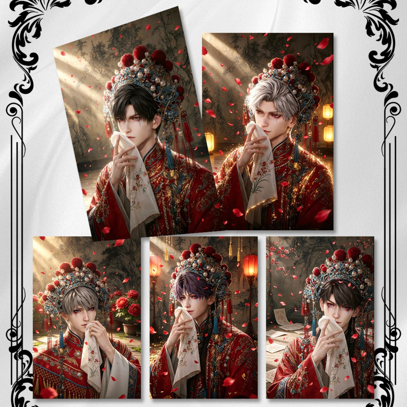 [XINGHAI] Love and Deep Space LAD Amine Paper Card CCG Collection Trading Series Paper whole box 1SET 230bags 1bag 1pc Cards Ornament Gift Collection Sylus, Zayne, Rafayel, Xavier, Caleb