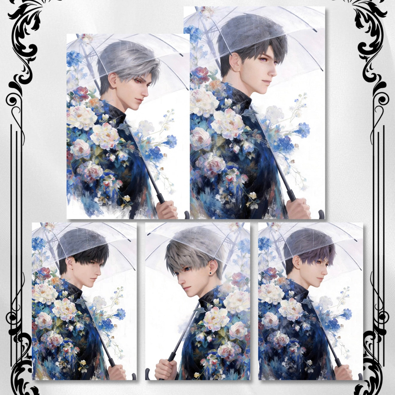 [XINGHAI] Love and Deep Space LAD Amine Paper Card CCG Collection Trading Series Paper whole box 1SET 230bags 1bag 1pc Cards Ornament Gift Collection Sylus, Zayne, Rafayel, Xavier, Caleb